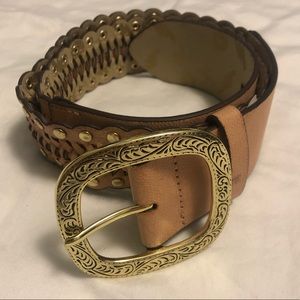 Betsey Johnson Tan Belt